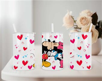 Mickey and Minnie Kiss Me